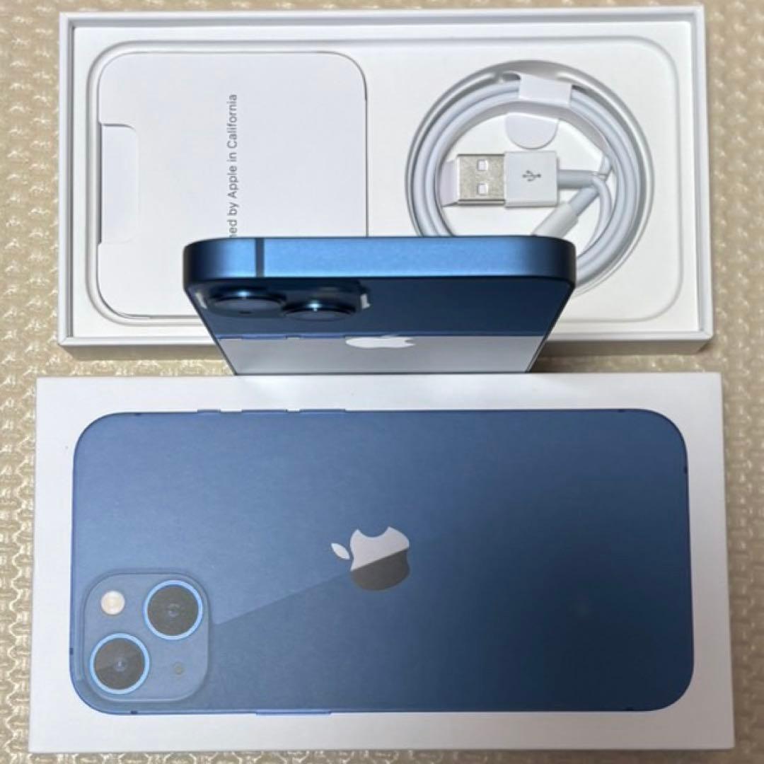 新品近いバッテリー容量100% iPhone13 128GB SIMフリー 本体