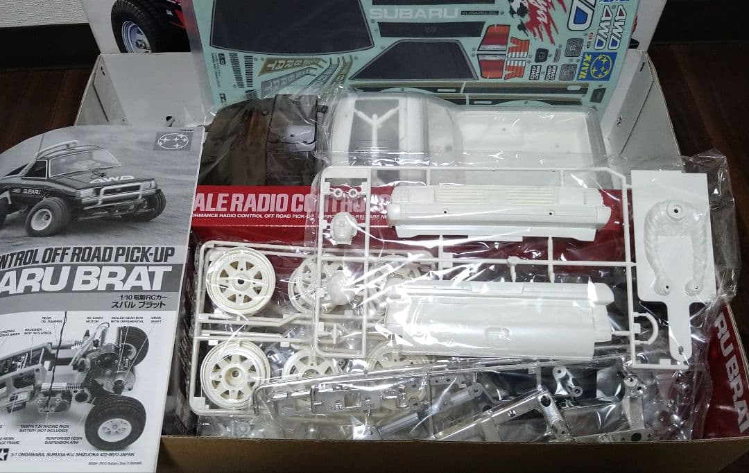 タミヤ 1/10 RC スバルブラット 再販初回限定メッキフレームver