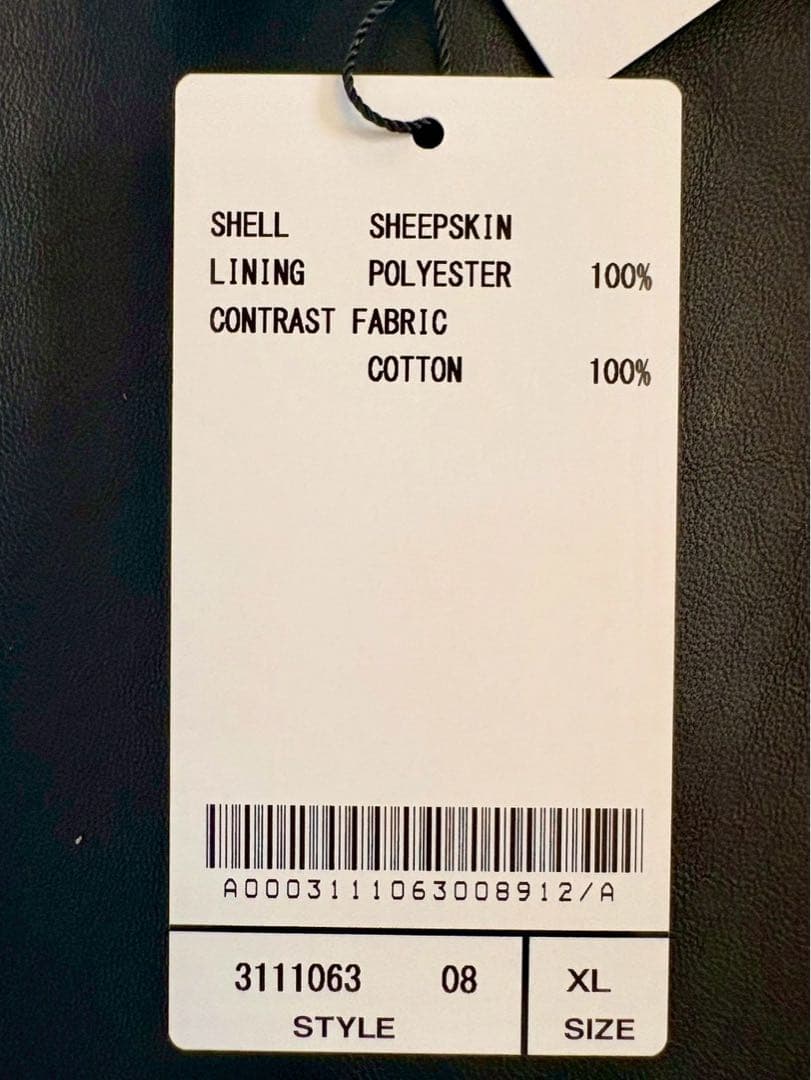 Schott シングルライダースジャケット ブラック