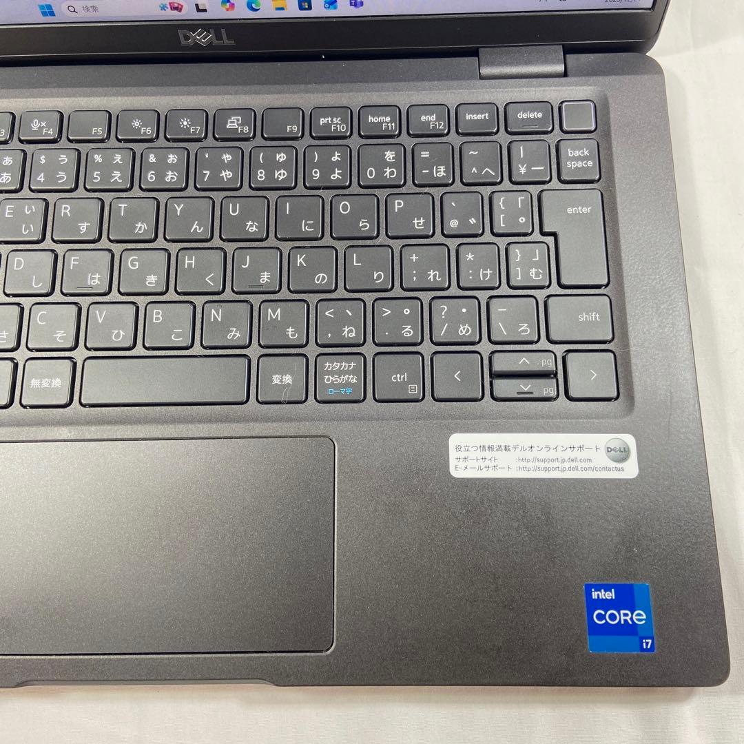 美品 11世代Core i7 16Gメモリ SSD512G 13.3型 DELL
