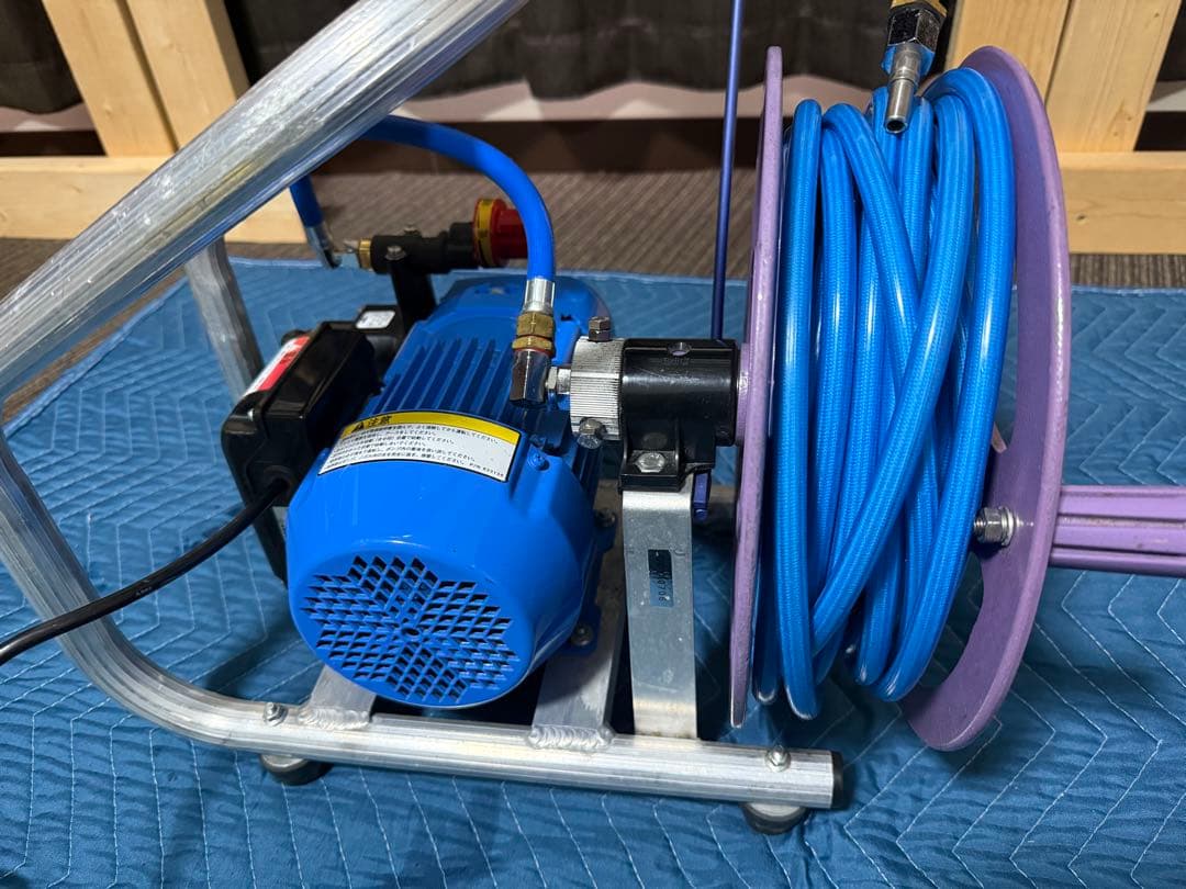 エアコン高圧洗浄機　丸山　リール