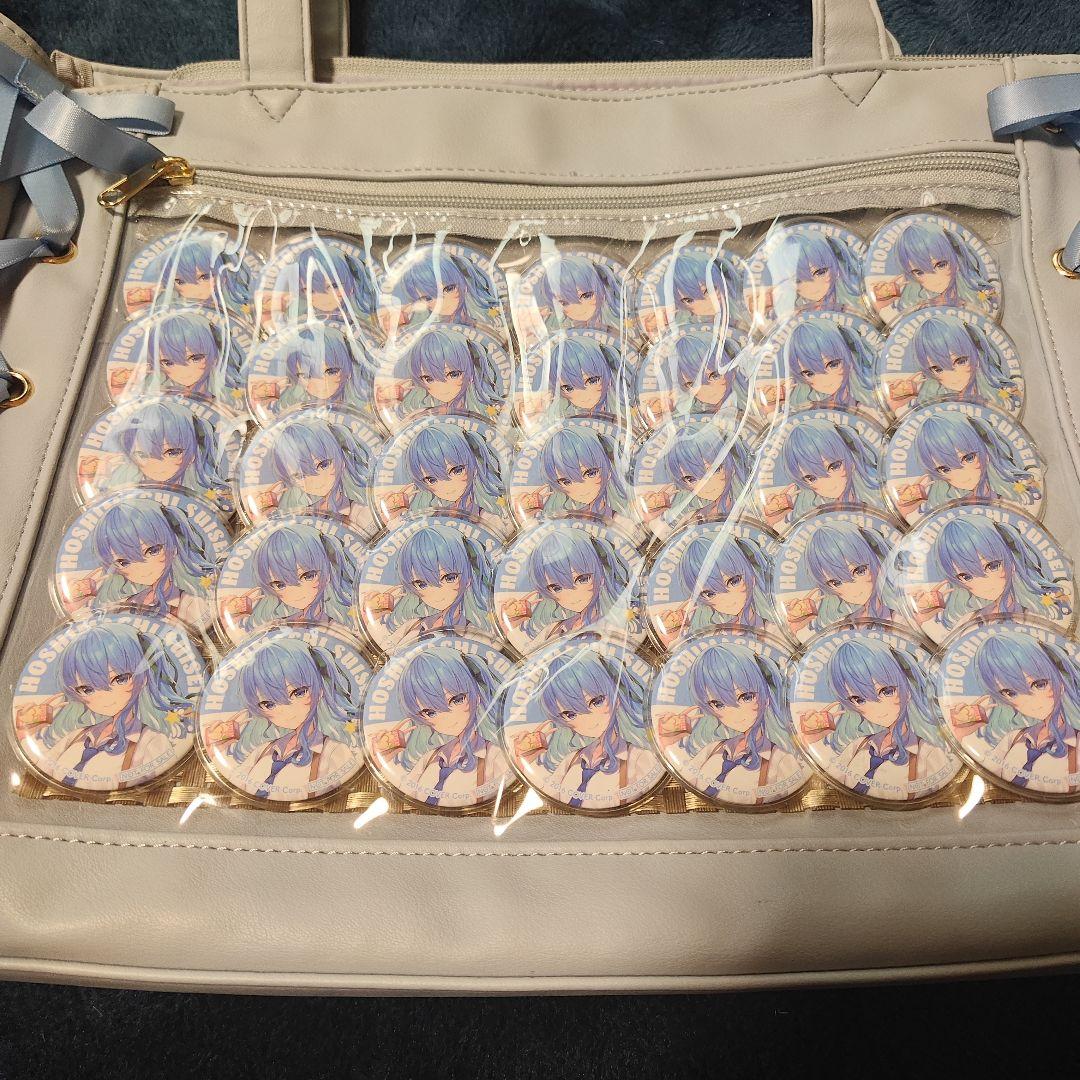 masa　ホロライブ 缶バッジ 不知火建設 星街すいせいセブン　痛バッグ