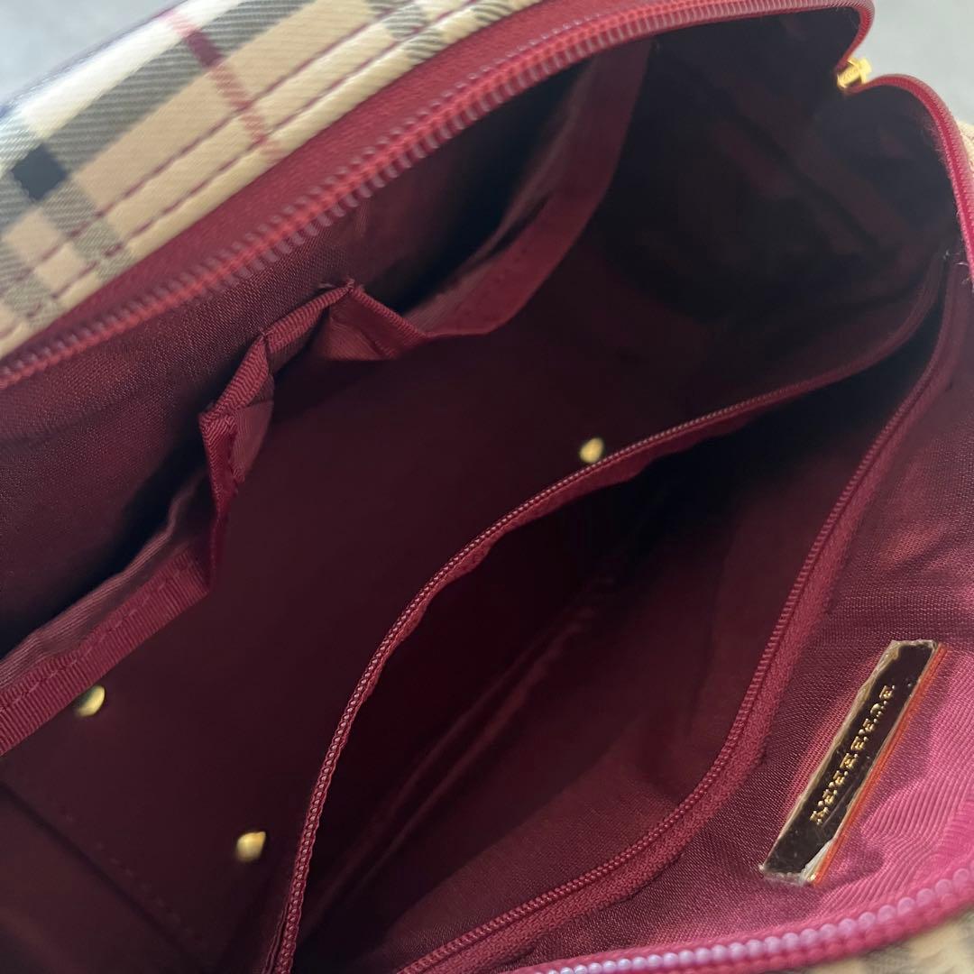 【未使用】 BURBERRY バーバリー ノバチェック ハンド バッグ ボストン