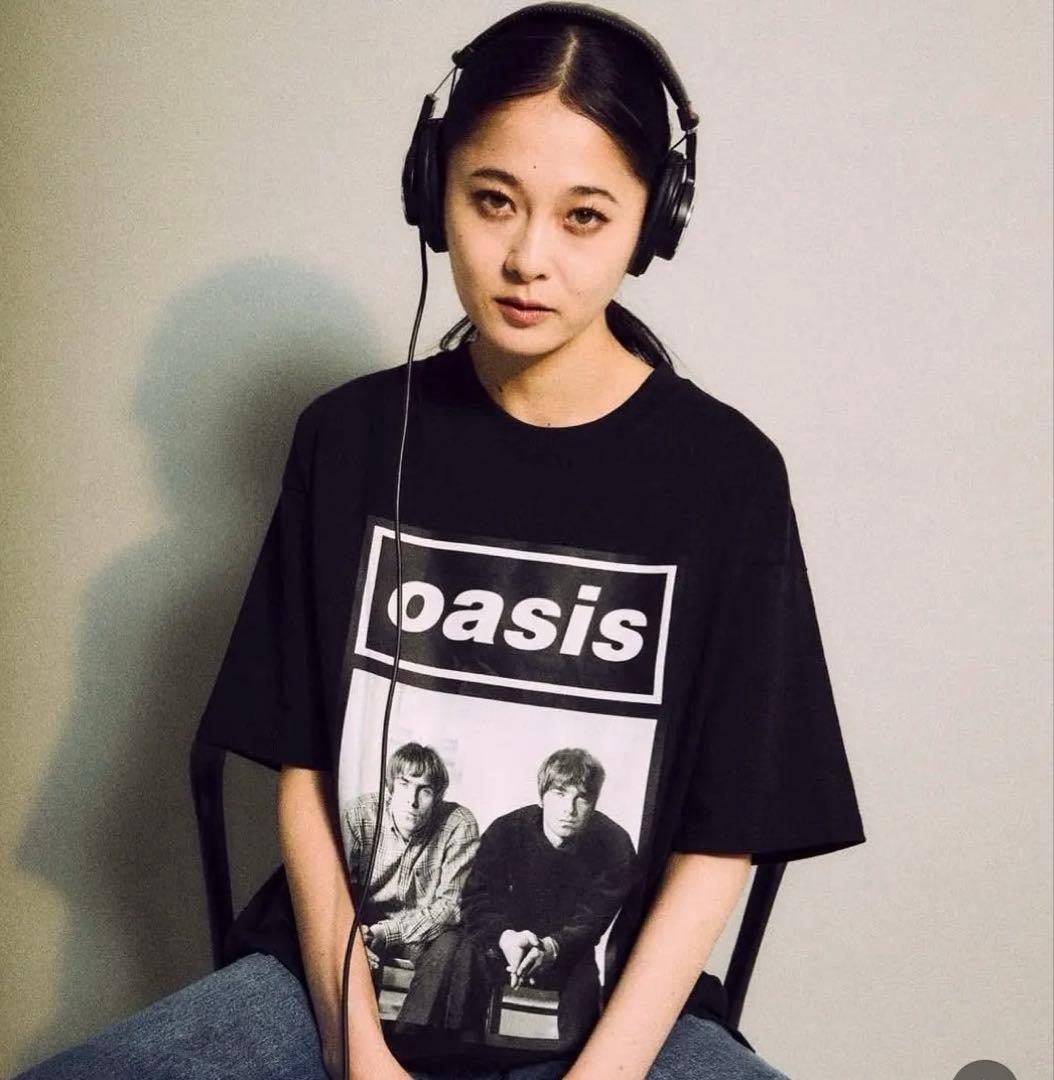 Oasis Live'25 Tシャツ Tour Photo Mono モノクロ