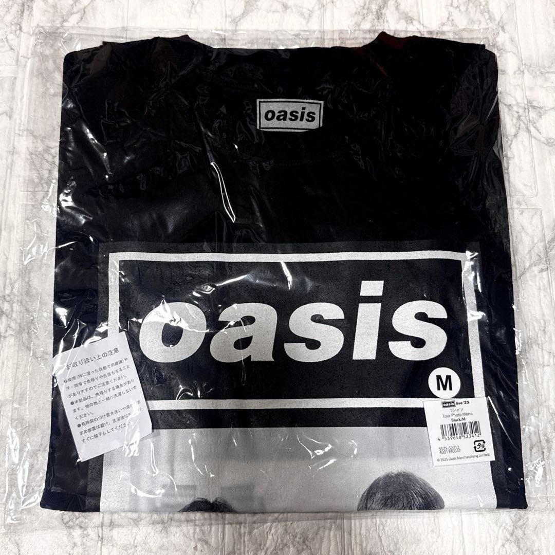 Oasis Live'25 Tシャツ Tour Photo Mono モノクロ