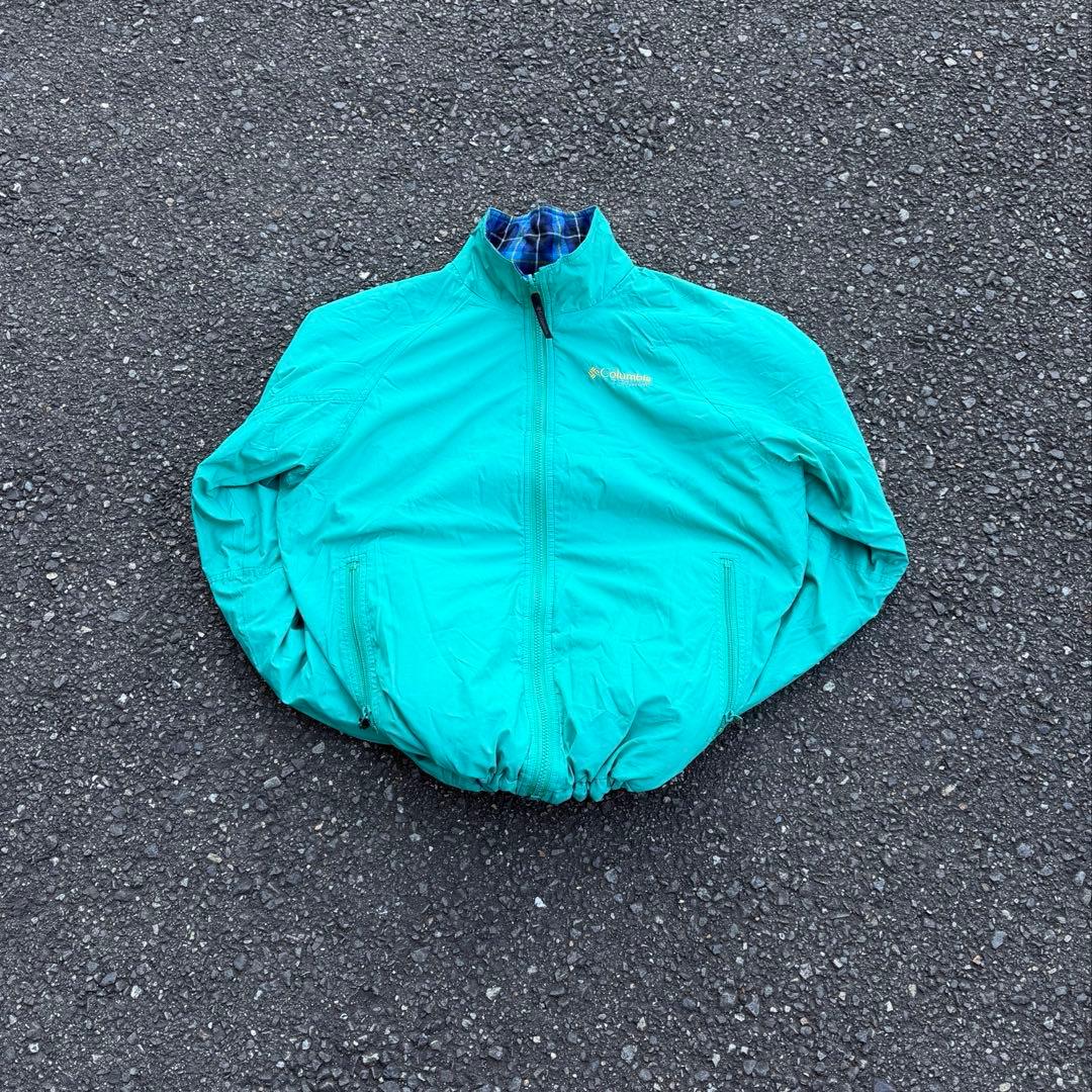 90's コロンビア リバーシブル チェック ジャケット アーカイブ テック