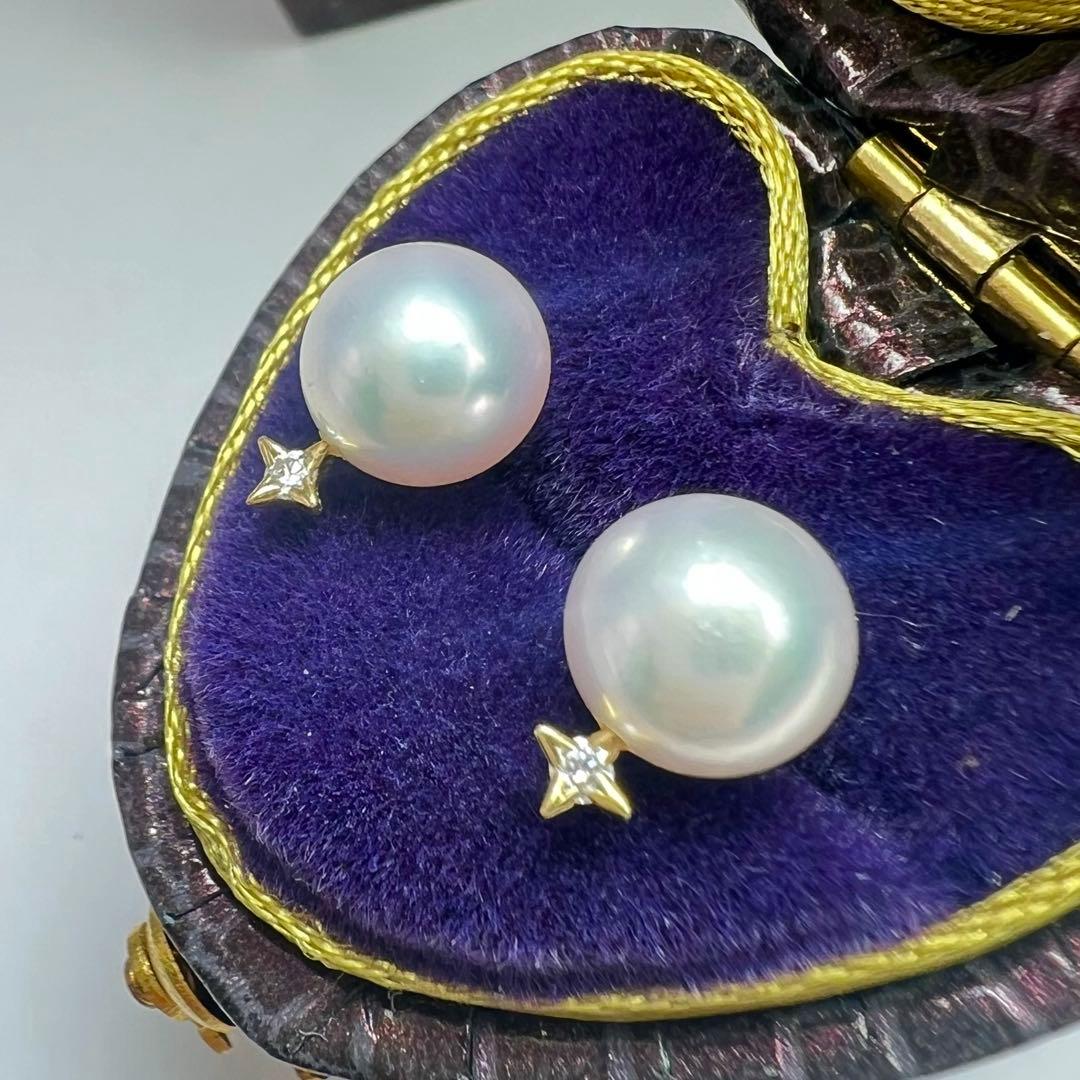 アーカー ノクターンパールダイヤ　ピアス