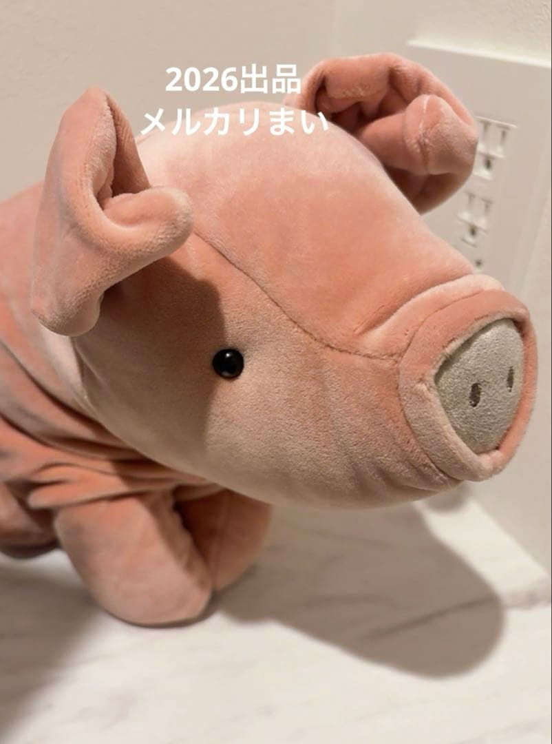  Large Mellow Mallow Pig ぬいぐるみ　豚