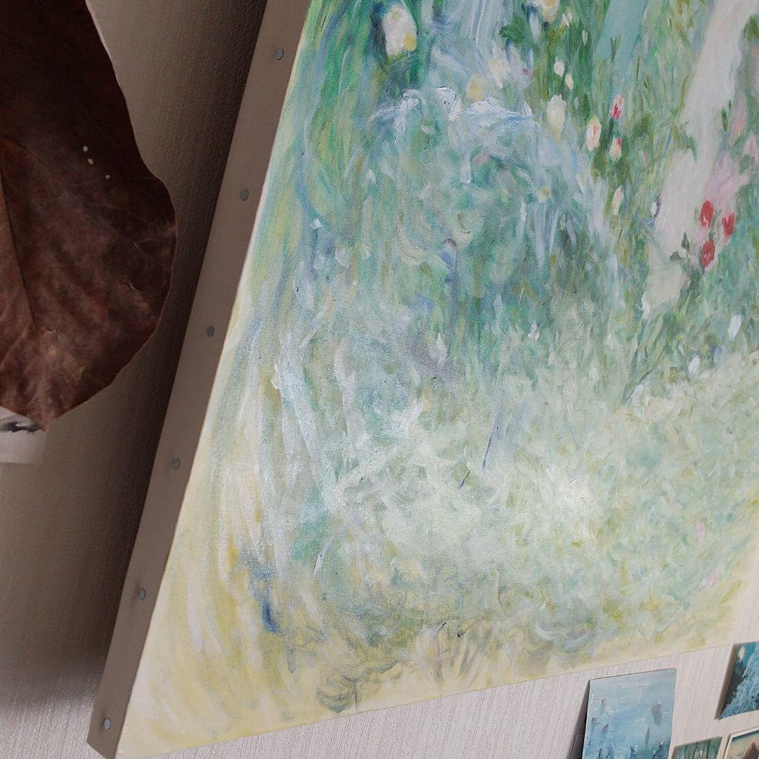 油絵 模写 ベルト・モリゾ F30 91X73cm