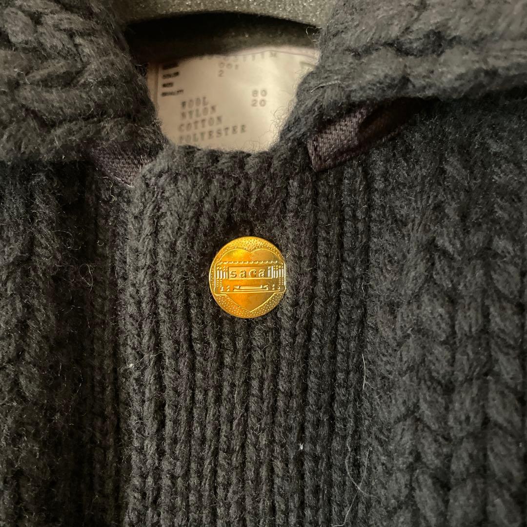 試着のみ　sacai Carhartt WIP KnitJacket 2023