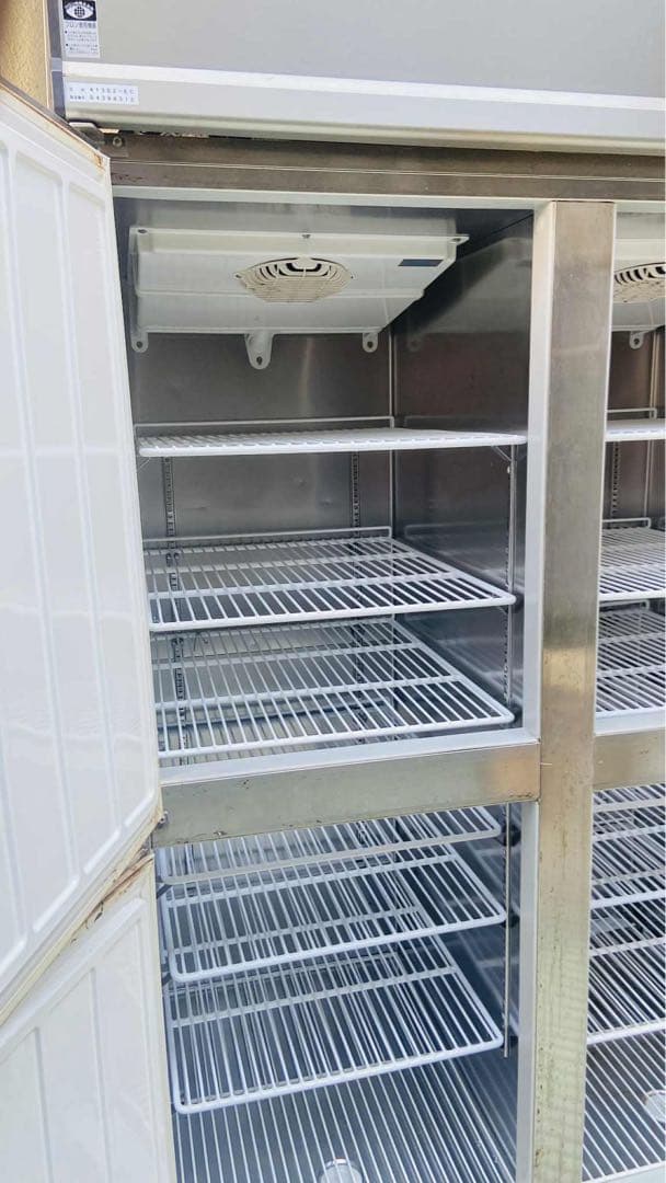 ダイワ 4ドア冷凍庫 ステンレス製