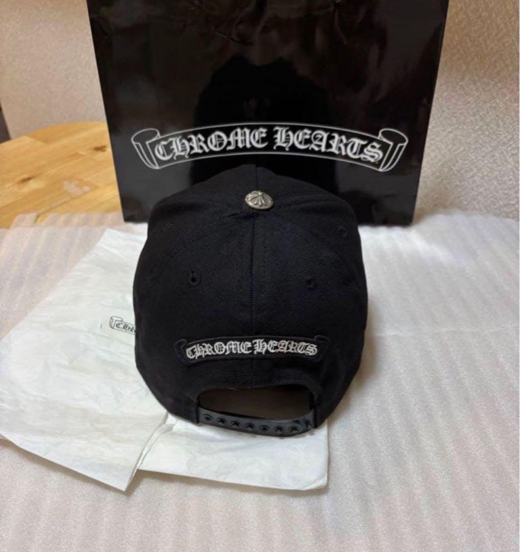 【国内正規品】クロムハーツキャップ　バーティカルロゴ　正規品　ブラック