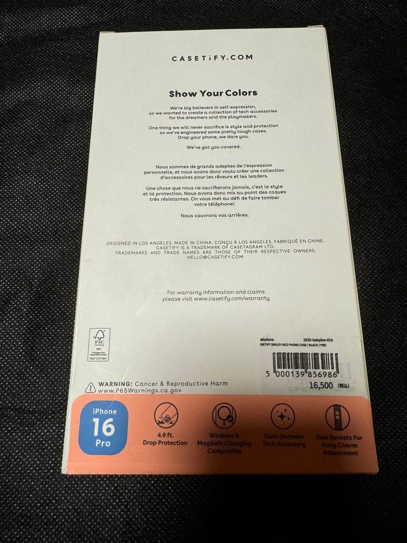 【新品未開封】CASETiFY iPhone 16 Pro用ミラーケース