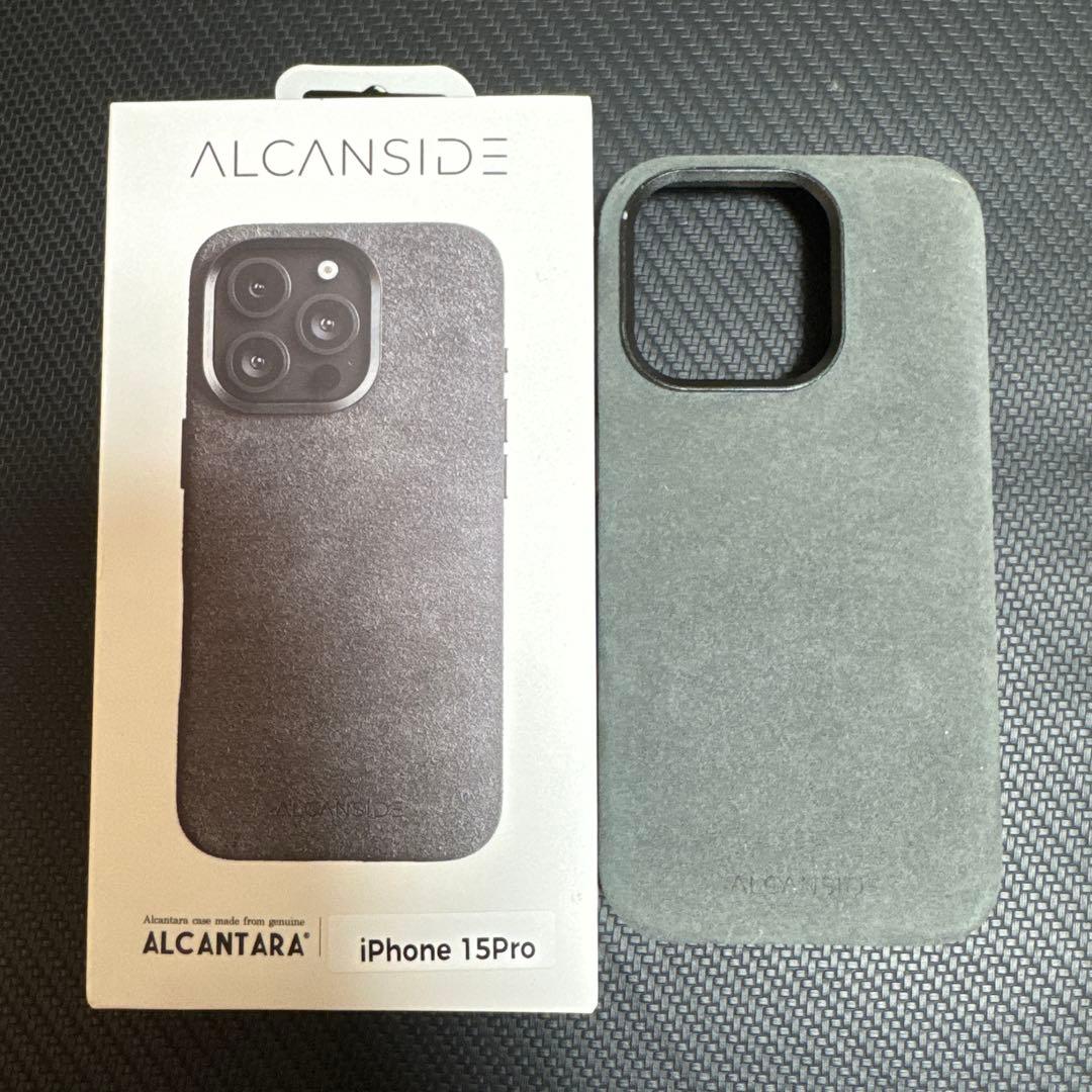 ALCANSIDE iPhone 15 Pro ケース グレー
