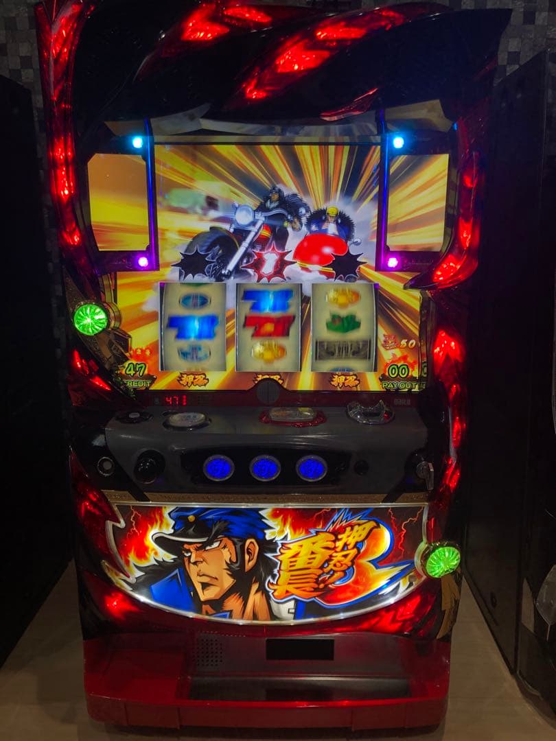 押忍番長3 スロット 実機 動作、外見良好