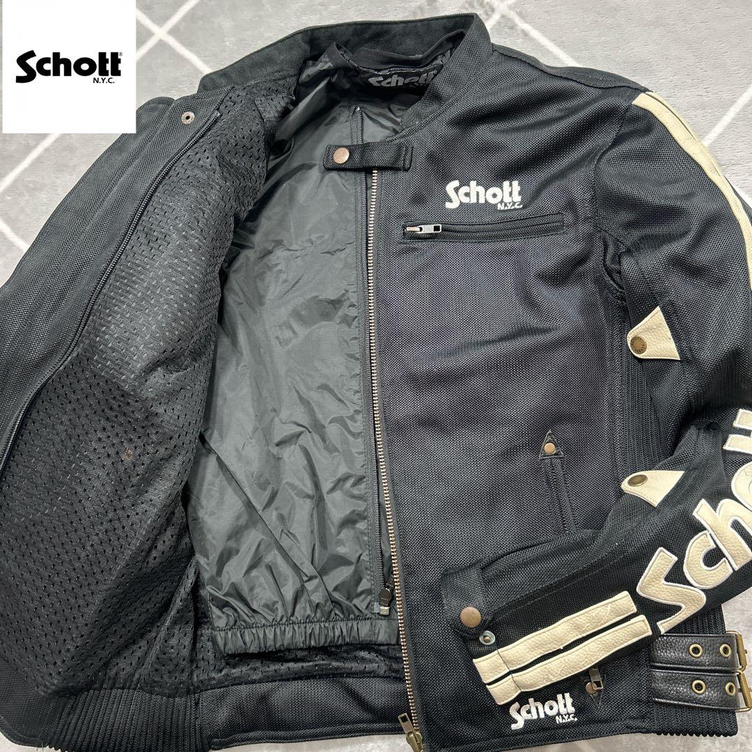 【☆レーサーの極上品☆】SCHOTT ライダースジャケット L相当 最高傑作品