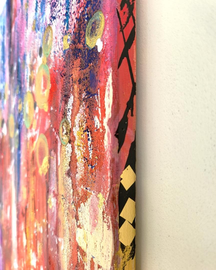 【専用】月曜日のサーカス/ 抽象画 キャンバス 50×40㎝ 原画1点のみ