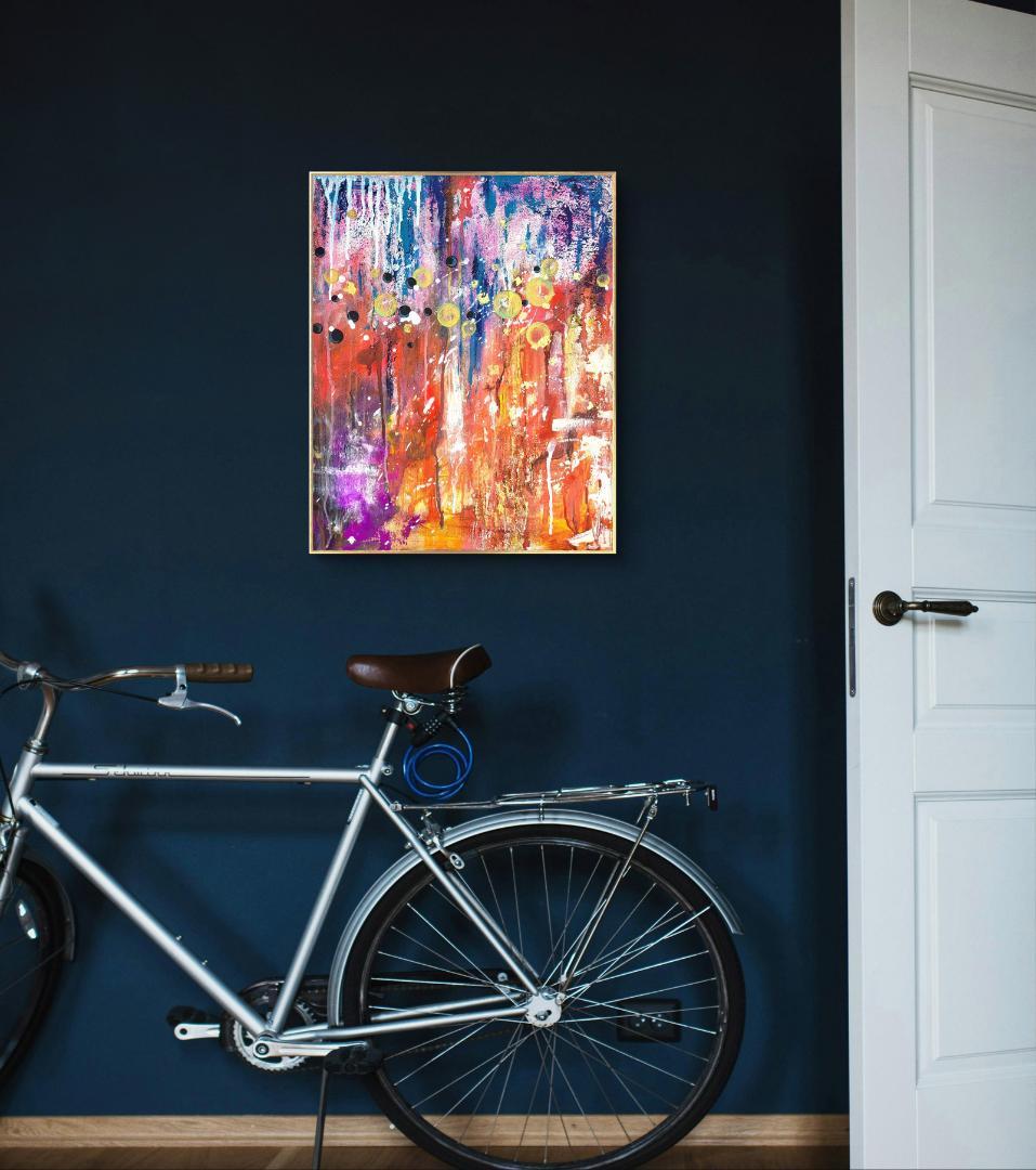 【専用】月曜日のサーカス/ 抽象画 キャンバス 50×40㎝ 原画1点のみ