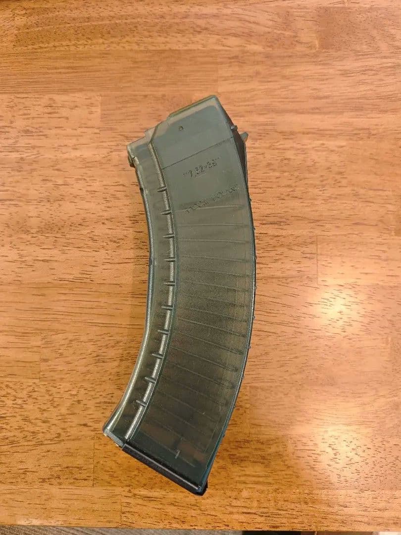 実物 ポーランド RADOM AK 7.62×39 クリアマガジン