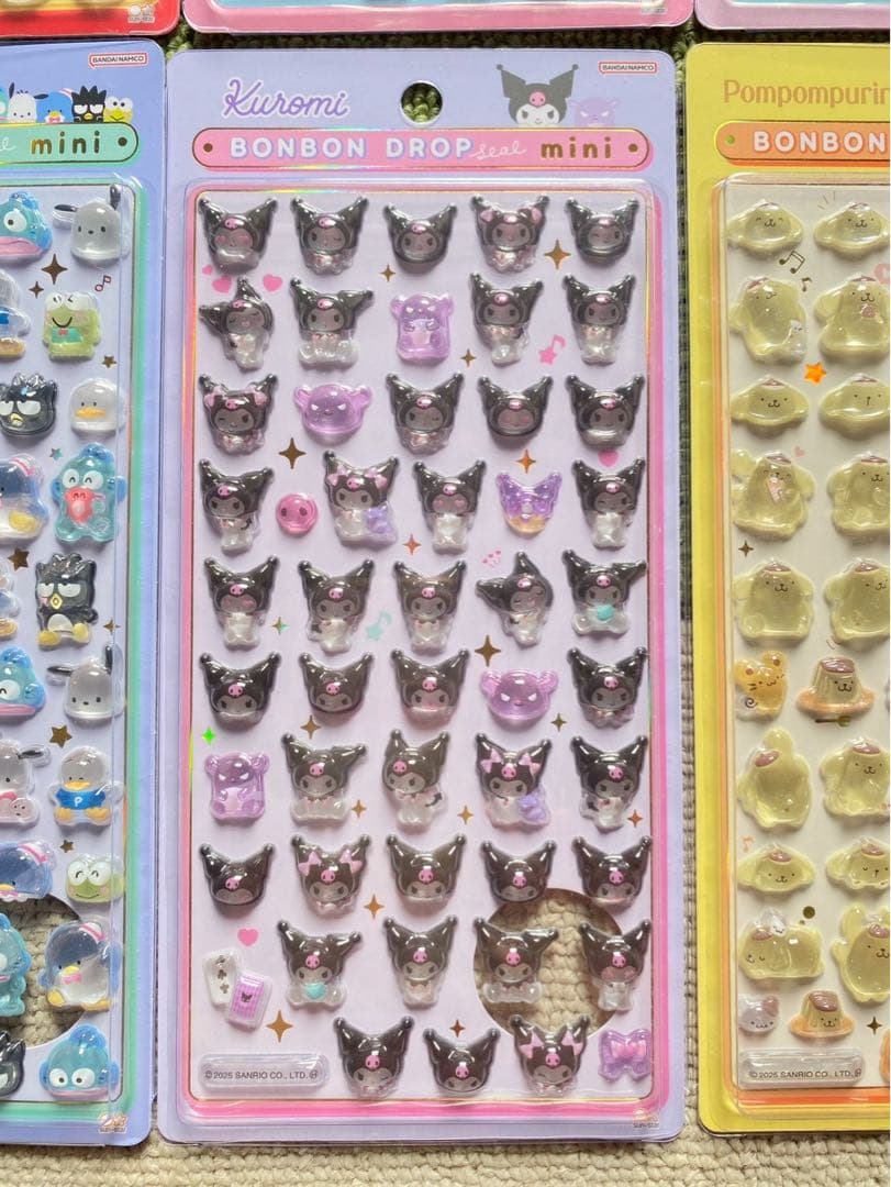 サンリオ ボンボンドロップミニシール 8枚セット