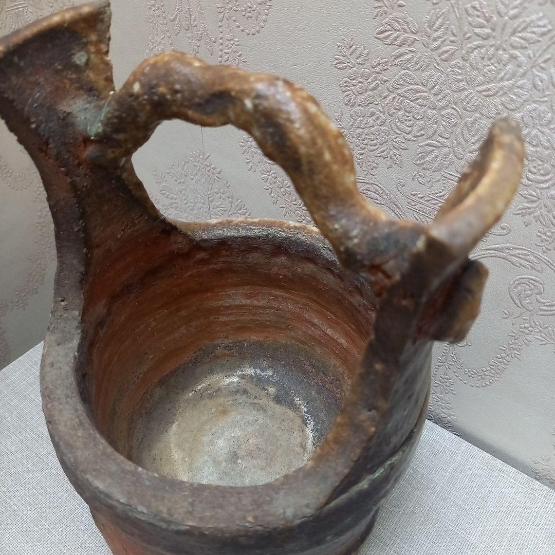 信楽焼　花入　幻窯　神崎紫峰