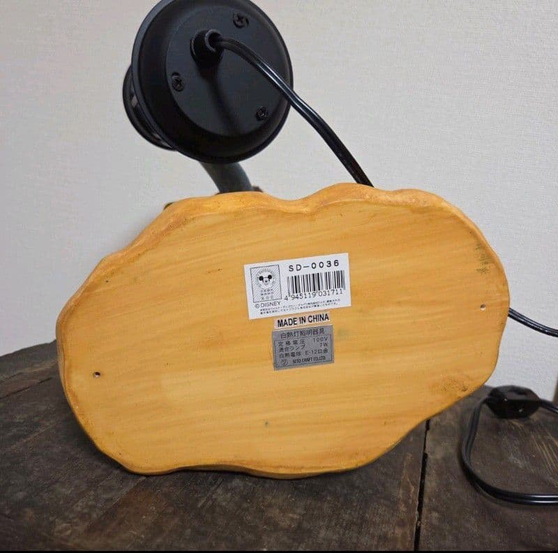 ドナルドダック チップ＆デール ビンテージ インテリアライト テーブルランプ