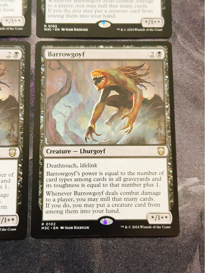 バロウゴイフ　英語　4枚セット