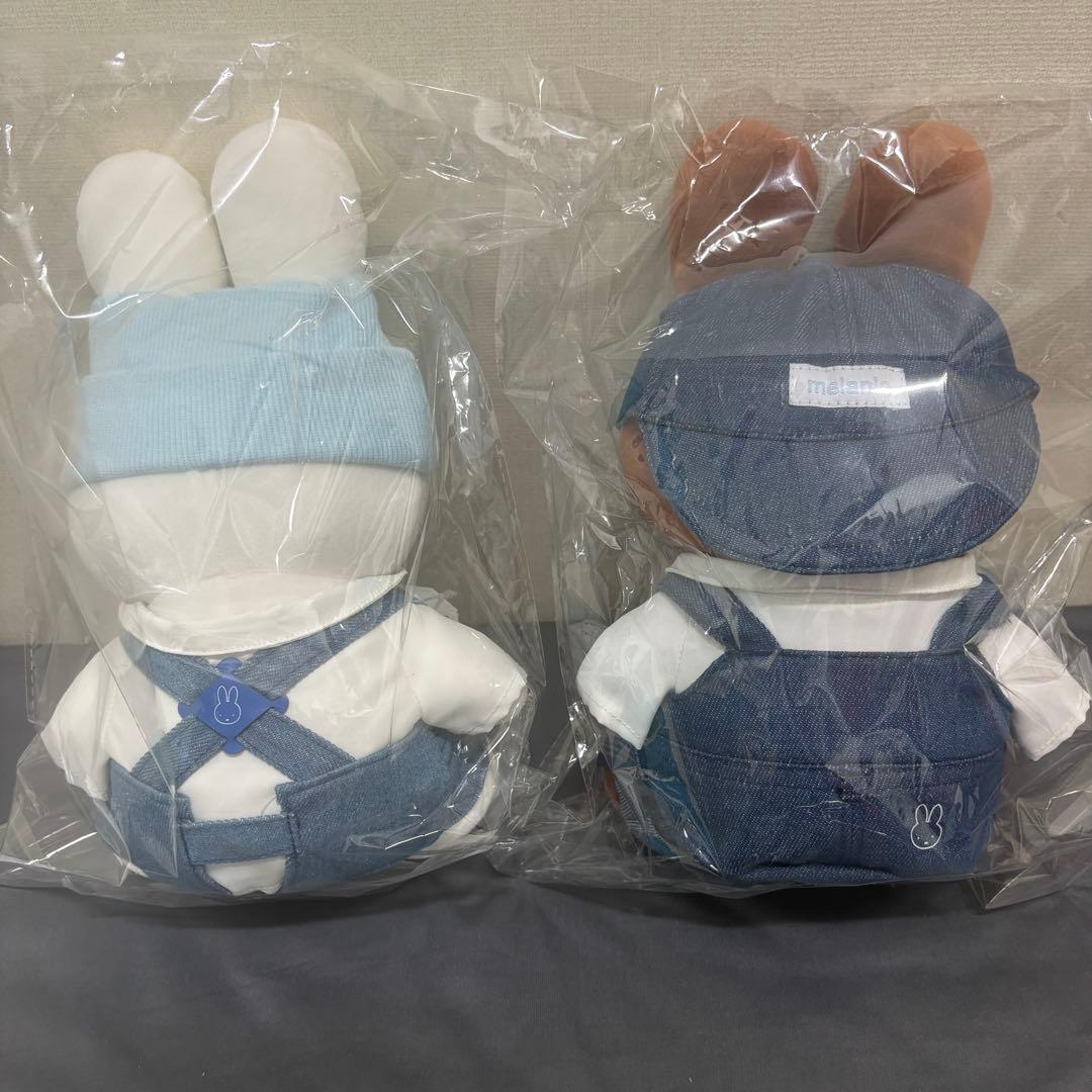 韓国 ソウル ソンス 聖水 限定 ミッフィー デニム ぬいぐるみ 2点セット