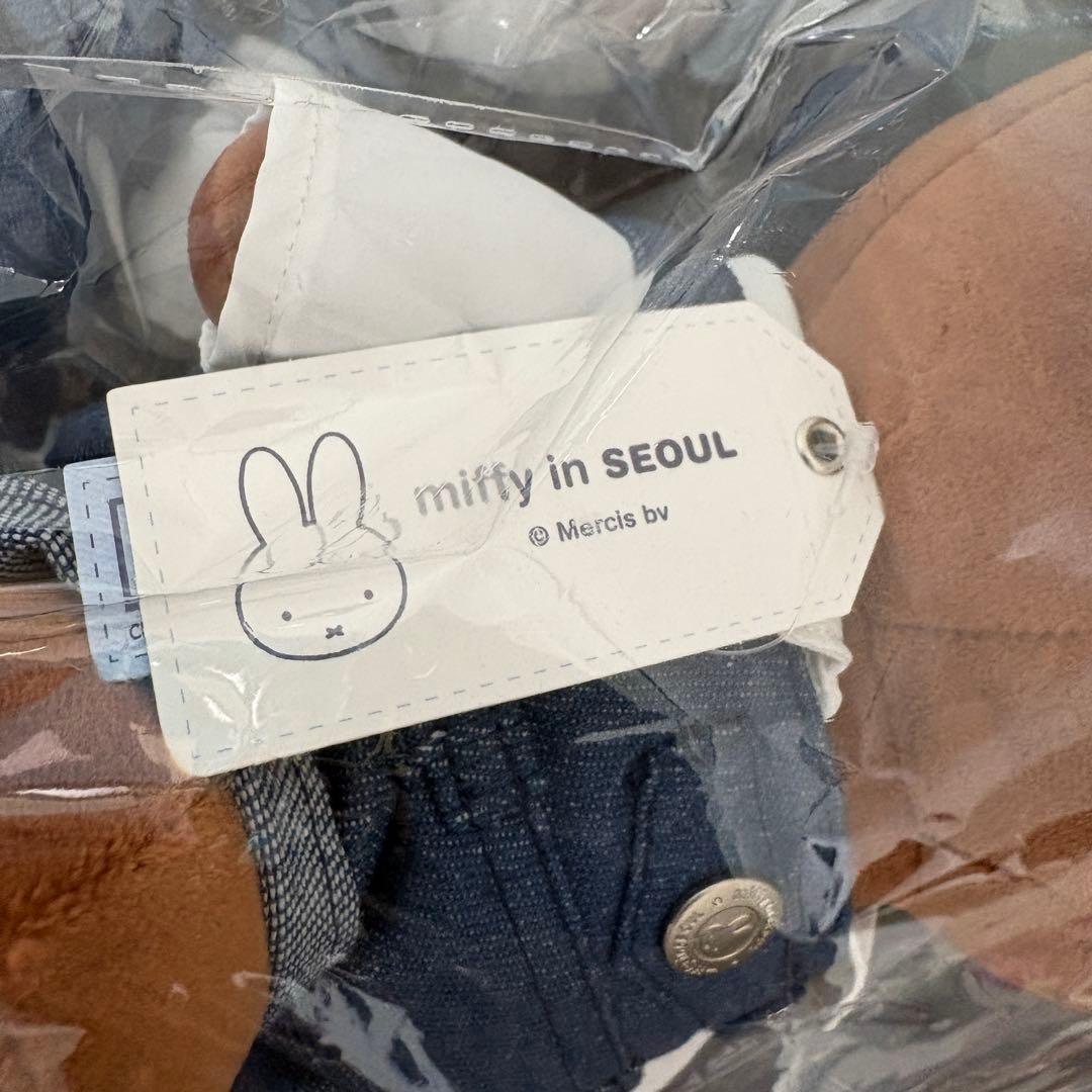 韓国 ソウル ソンス 聖水 限定 ミッフィー デニム ぬいぐるみ 2点セット