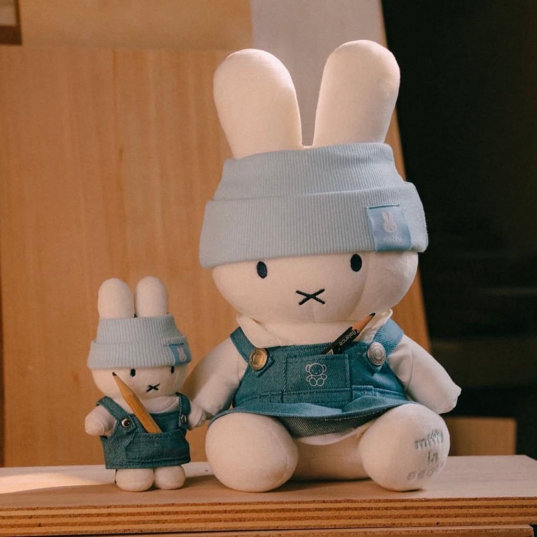 韓国 ソウル ソンス 聖水 限定 ミッフィー デニム ぬいぐるみ 2点セット