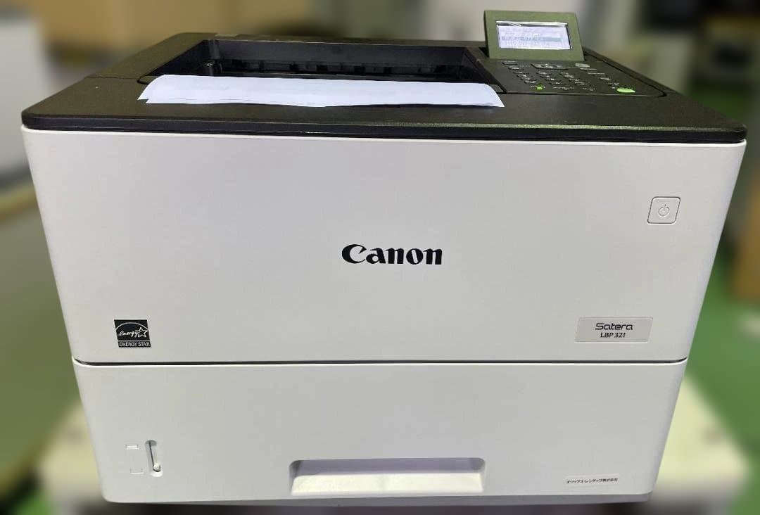 Canon LBP321 印刷枚数23664枚　動作印字OK/トナー無し