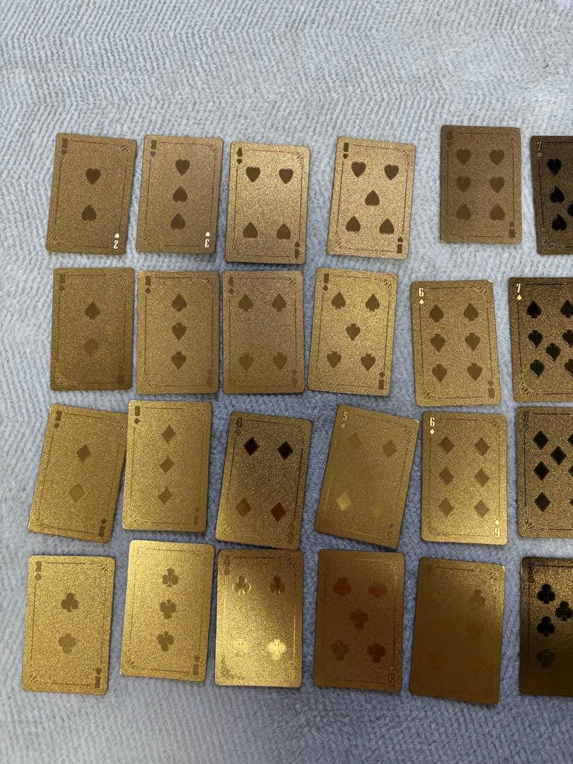 希少　ワンピース　トランプ　ゴールド