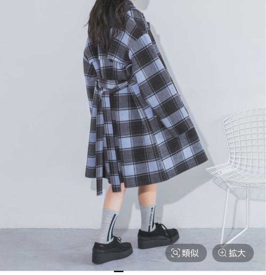 JEANASiS Wチェスターウールリバーミドルコート