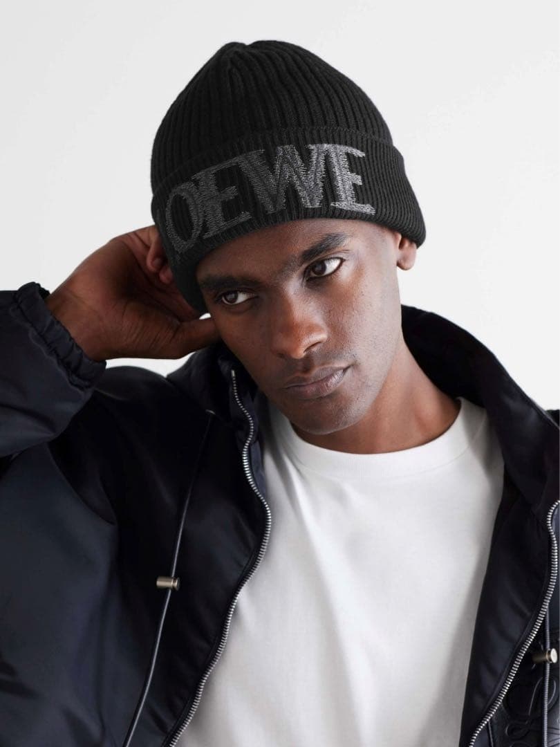 ラスト1点！LOEWE ロエベ ウール ビーニー ニット帽