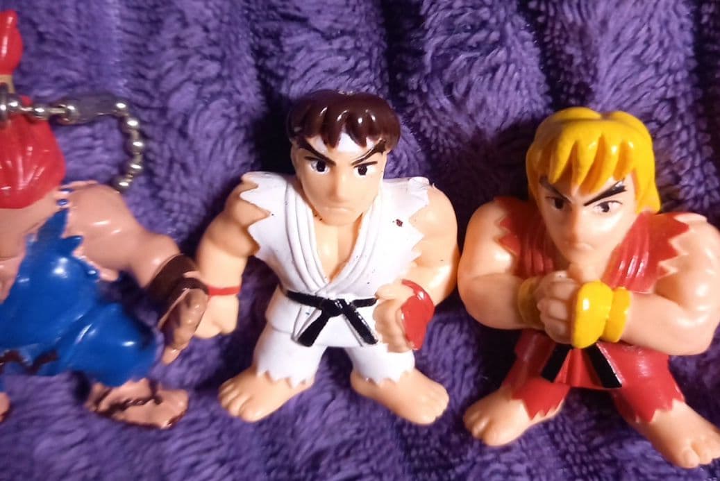 ストリートファイター ミニミニフィギュアセット✨当時物✨４体セット✨