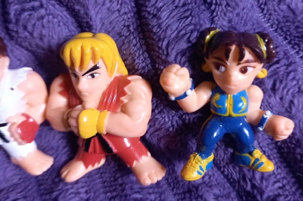ストリートファイター ミニミニフィギュアセット✨当時物✨４体セット✨