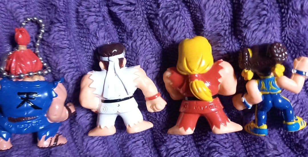 ストリートファイター ミニミニフィギュアセット✨当時物✨４体セット✨