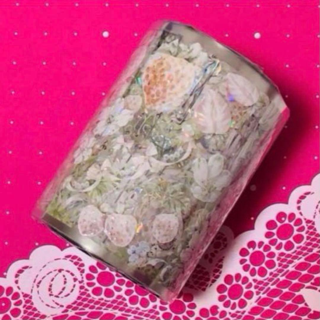 贝壳光 6.5cm×10m 春序奏 海外マスキングテープ　海外マステ　苺　イチゴ