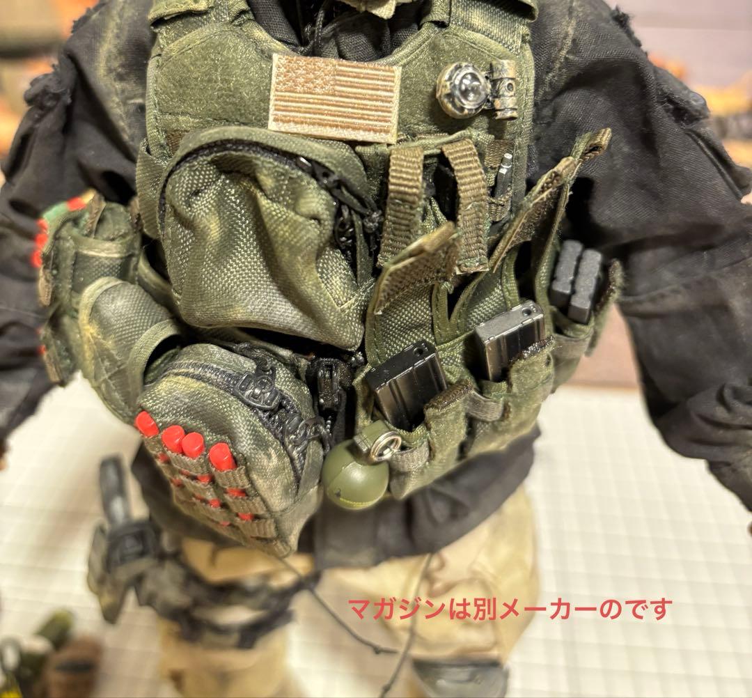 ミリタリーフィギュア damtoys 12インチ sfod カスタム