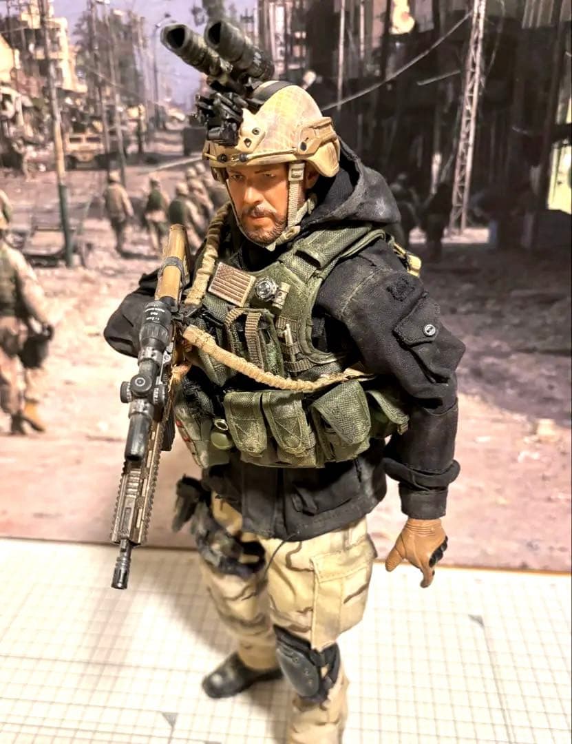 ミリタリーフィギュア damtoys 12インチ sfod カスタム