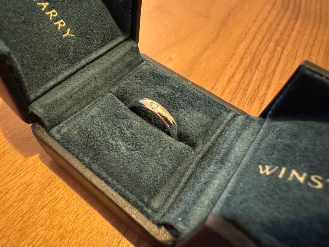 最終値下げ！！【ケース/証明書付き】HARRY WINSTONリング9号