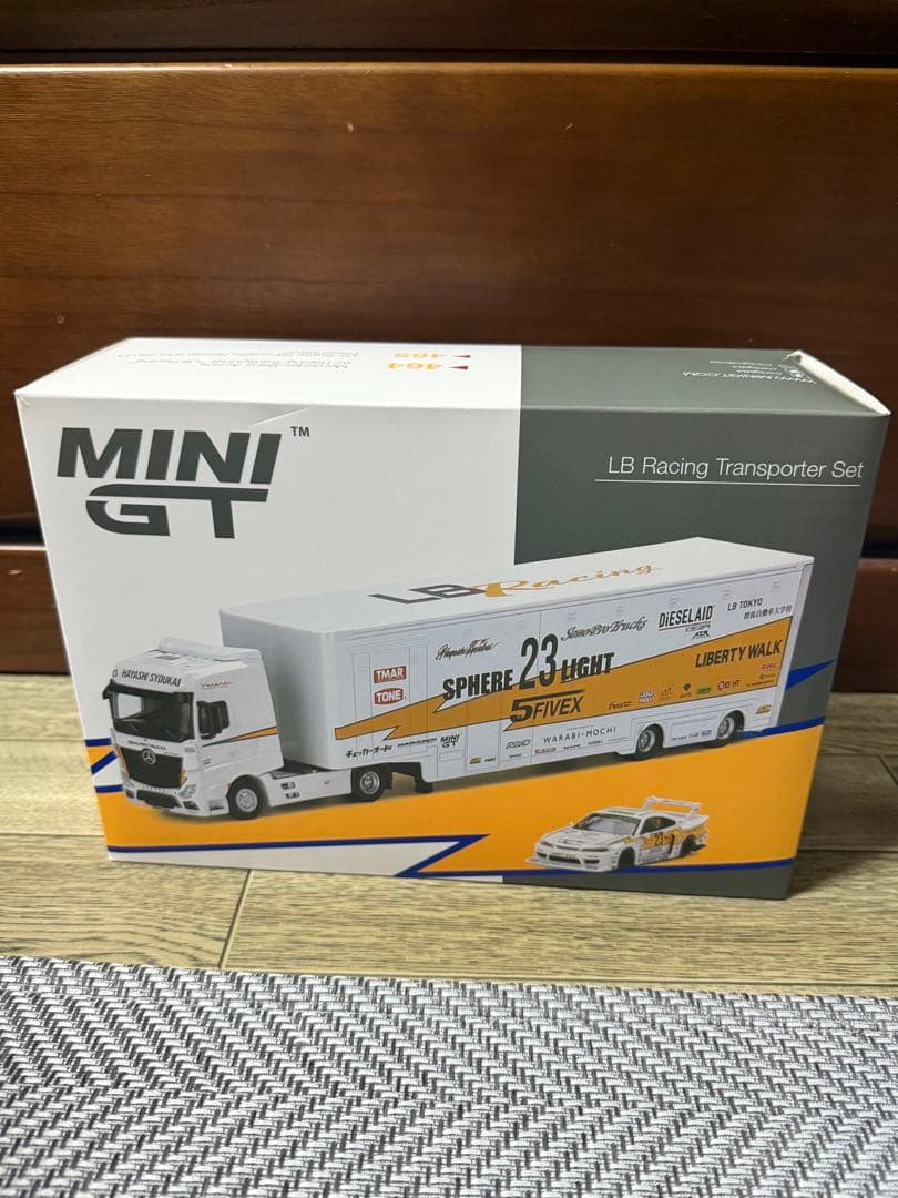 Minigt リバティーウォーク トランスポーター&ホットウィール LBシルビア