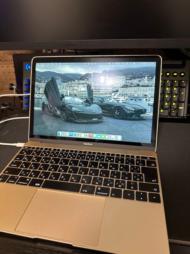 MacBook 2017 12インチ ゴールド　バッテリー正常