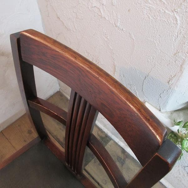 イギリス アンティーク 家具 ダイニングチェア 椅子 イス 英国 4072e