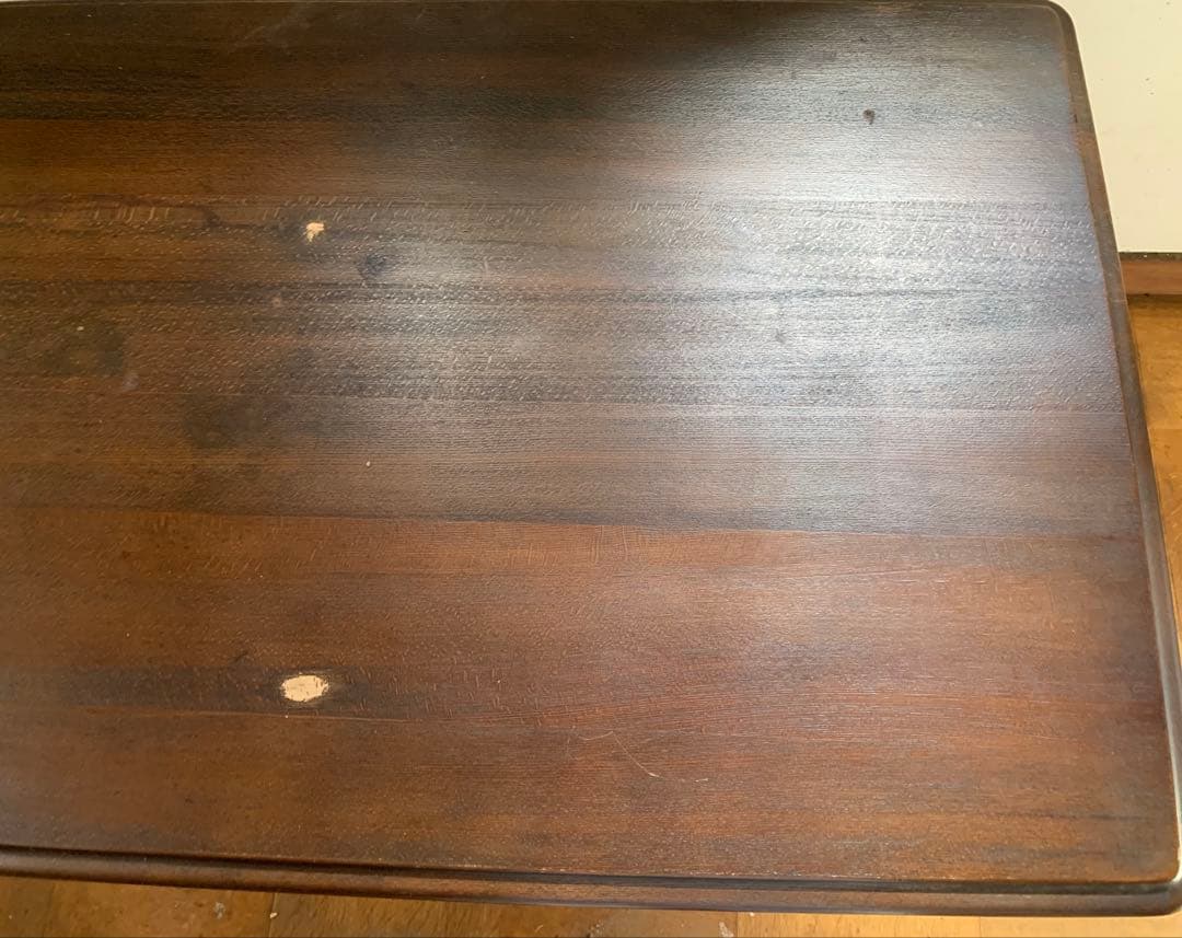 アンティーク ブラウン ダイニングテーブル 食卓 昭和 カリモク家具