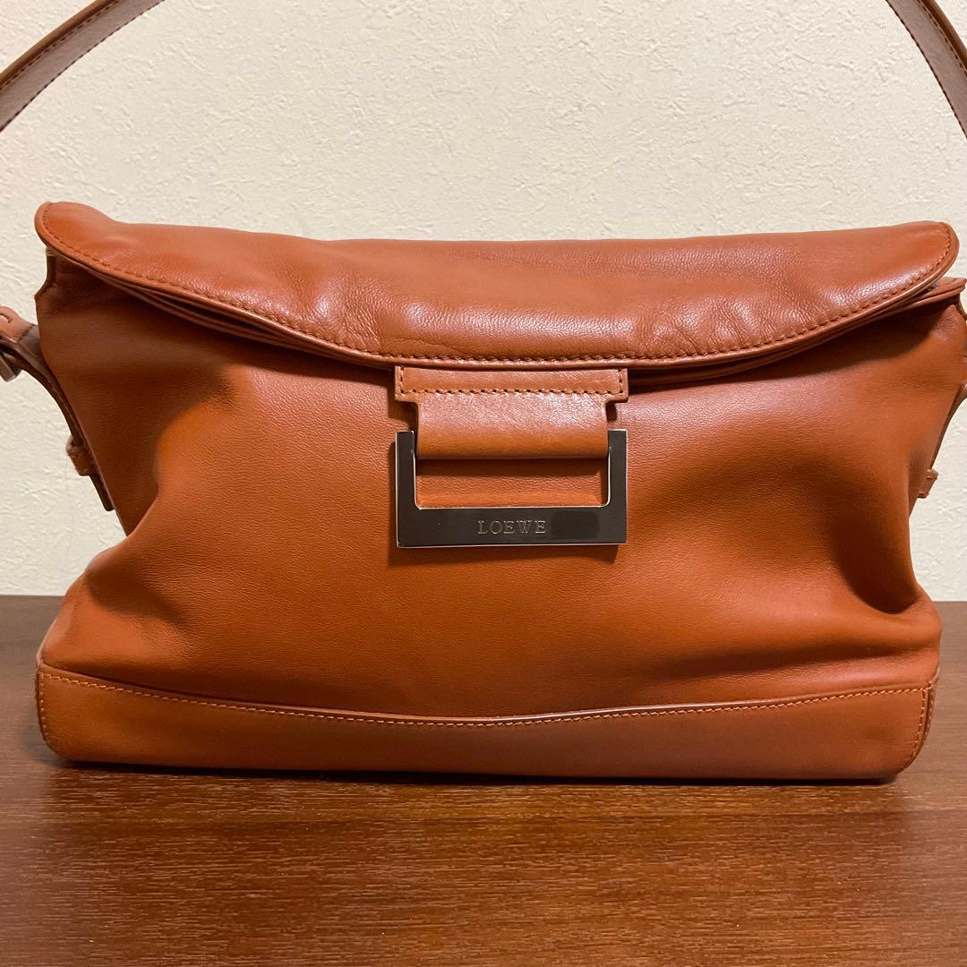 リ*マ様 LOEWE ハンドバッグ キャメルブラウン ヴィンテージ 外袋 保管袋