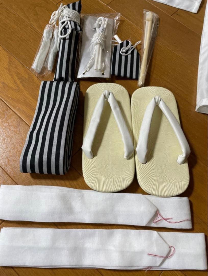 753★5歳男の子お祝い着★10点★羽織り★袴★草履★着物セット