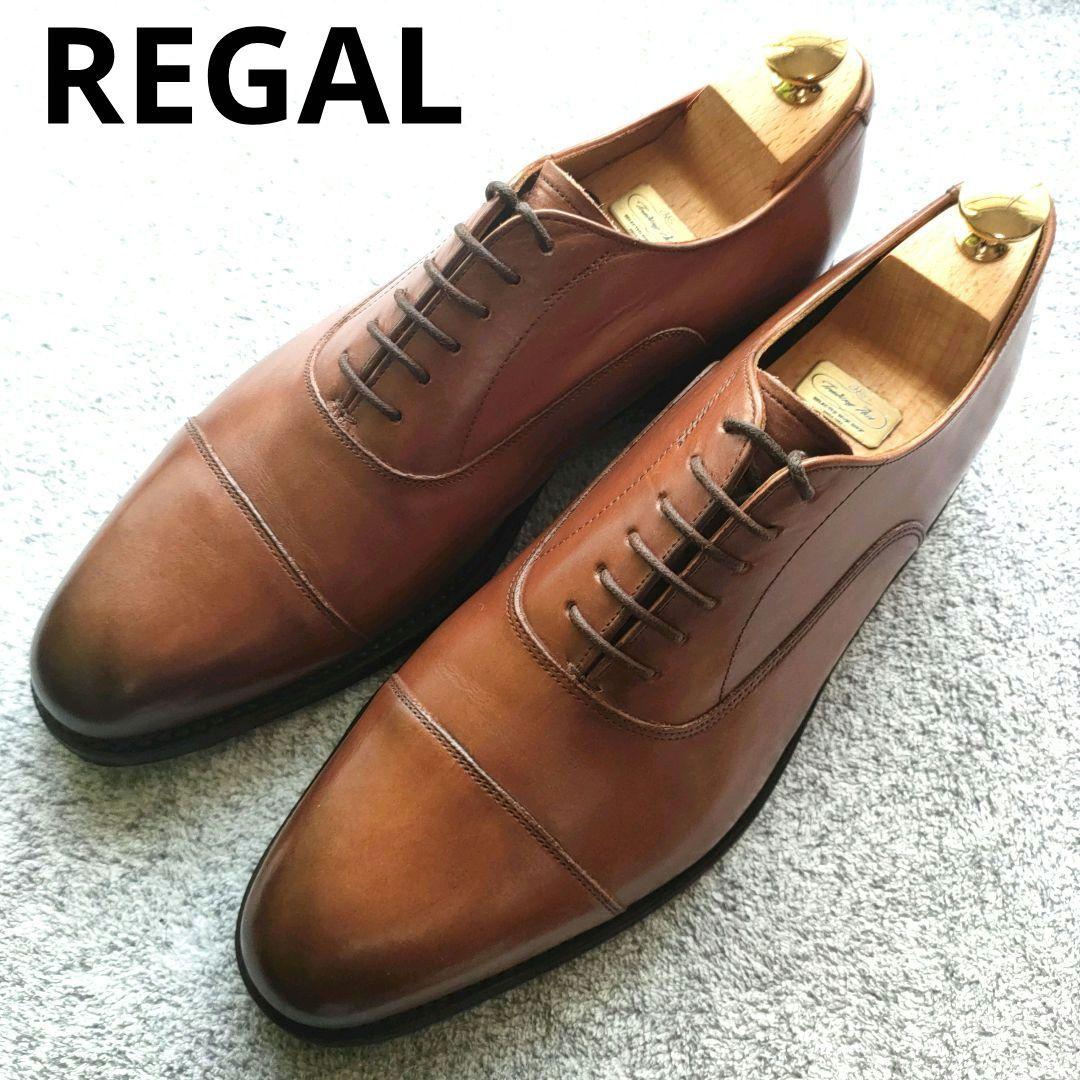リーガル　V182　グッドイヤーウェルト製法　レザーソール　【26.5㎝】茶色