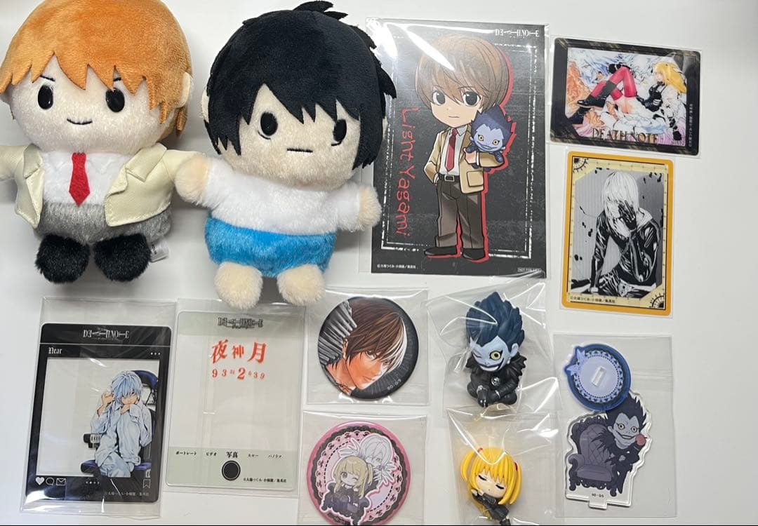 DEATHNOTE デスノート まとめ売り L 夜神月 ぱやぱやっこ ぬいぐるみ