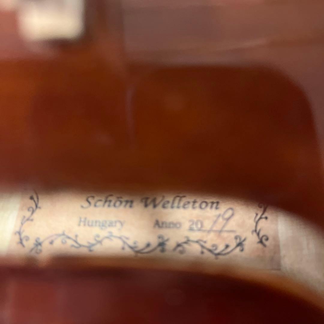 美品フルサイズ バイオリンセット Schon Welleton 2019